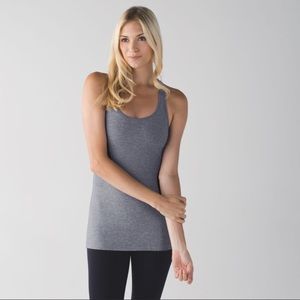 NWT Lululemon Cool Razorback Tank Gray size 4